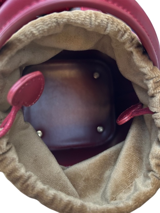 Verano Hill Willow Bucket Handbag Red NWOT - Picture 6 of 7